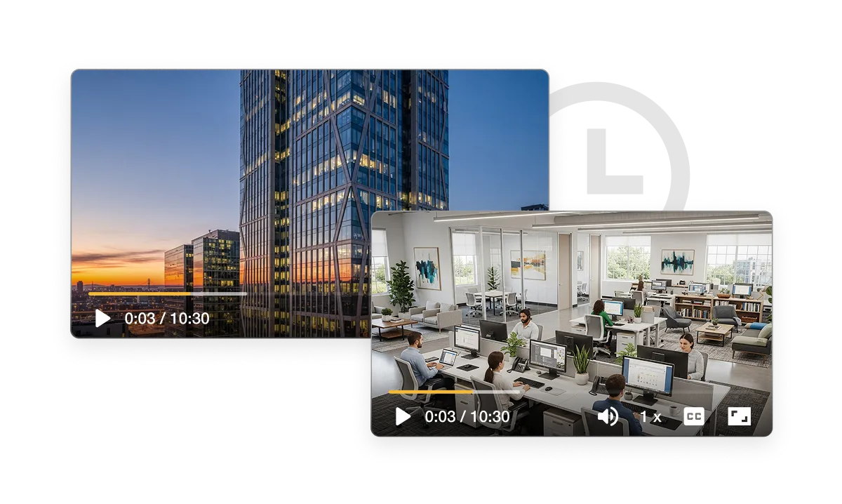 Save time and money by generating instant AI b-roll clips inside Visla